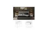 Vicco Nachtschrank Mira Weiß 40 X 50 Cm 2Er Set Ablage Nachtkommode Modern