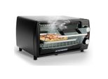 Steinborg Minibackofen 10L Pizzaofen 60 min. Timer 1000W schwarz