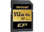 EP 512 GB SDXC, Speicherkarte schwarz, UHS-II U3, Class 10, V90