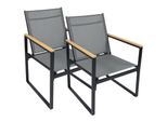 Vcm 4-Tlg. Set Gartenstuhl Loungestuhl Bietet Hohen Sitzkomfort MaßE Ca. H. 83 X B. 54 X T. 65 Cm GartenstüHle GartenmöBel