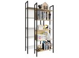 Vcm Holz Metall Aufbewahrung Stand Regal BüCherregal Deko BüCher Standregal Flakos 5