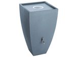 Regenwassertank Arves "Modena", Grau, H:102,2Cm Ø:57,5Cm, Kunststoff, Regentonnen