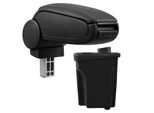 [Bracciolo Centrale, Su Misura Per Hyundai I30 Gd (Dal 2012) - Bracciolo Con Vano Portaoggetti - Imbottito - Pelle Artificiale - Nero