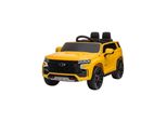 Es-Toys Kinder Elektroauto Chevrolet Tahoe Eva-Reifen Kunstledersitz StoßDäMpfer Gelb