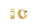 Paar Creolen "333 Gelbgold 17Mm Durchmesser", Gelb, Fascination by Ellen K., Ohrringe, Damen, One-Size, Gold