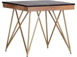Beistelltisch Gutmann Factory "Lennon", Schwarz (Schwarz, Gold), B:60Cm H:55Cm T:60Cm, Tische, Beistelltisch