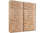 SchwebetüRenschrank Wimex "Easy", Braun (Plankeneichefarben), B:225Cm H:210Cm T:65Cm, SchräNke, SchwebetüRenschrank