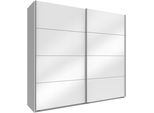 SchwebetüRenschrank Wimex "Easy", Weiß (Weiß, WeißGlas), B:225Cm H:210Cm T:65Cm, SchräNke, SchwebetüRenschrank, Mit Vollglas