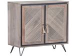 Kommode Gutmann Factory, Beige (Natur), B:90Cm H:85Cm T:40Cm, Sideboards, Kommode
