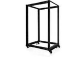 ES 19" Open Frame Serverrack , Rack, Server-Gehäuse schwarz, 25 Höheneinheiten