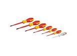 Vde Schraubendreher-Set Ph/Sl Professional, 7-Teilig Rot/Gelb, 6 Vde-Schraubendreher, PhasenprüFer SL3