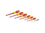 Vde Schraubendreher-Set Tx Professional, 7-Teilig Rot/Gelb, 6 Vde-Schraubendreher, PhasenprüFer SL3