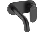 Hansgrohe 2-Loch Waschtischmischer Unterputz Vernis Blend F-Set Mattschwarz, 71576670 71576670