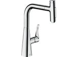 Hansgrohe SpüLtischmischer 240 Metris Select M71 Ausziehbrause 2Jet Chrom, 73822000 73822000