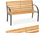 Tectake® Gartenbank, 2-Sitzer, Wetterfest, 119,5 X 62 X 83 Cm