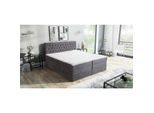 Malton Boxspringbett 180X200 Hotelbett Bonellfederkern Bett + Topper Bettkasten