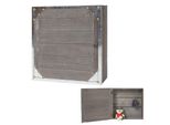 SchlüSselkasten Gabes, SchlüSselschrank Holzbox, Shabby-Look Vintage 27X27X6Cm ~ Grau-Braun