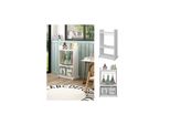 Vicco Kinderkleiderschrank Conny Weiß 67 x 110 cm mit Kleiderstange