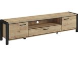 Lowboard Home Affaire "Aktiv", Braun (Taurus), B:210Cm H:50Cm T:41Cm, Sideboards, Lowboard, Breite 210 Cm