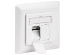 Goobay Cat 6A Scatola Da Incasso A Filo Bianco (Sfuso)
