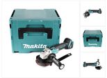 Makita Dga 504 Zj 18 V Smerigliatrice Angolare Brushless A Batteria 125 Mm In Valigetta Makpac + 1X Inserto - Senza Batteria, Senza Caricatore