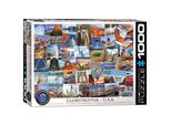Eurographics Puzzle Del Viaggiatore Del Mondo - Usa 1000 Pezzi
