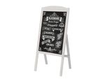 Wisfor Pannello Pubblicitario Fermaclienti, Struttura In Legno, Magnetico E Pieghevole, 42,5X90Cm