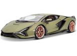 Bburago 18-11046 - Modellino Auto - Lamborghini Sian Fkp 37 (Oro Elettrico, Scala 1:18)