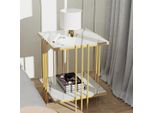Wisfor Comodino, Tavolino In Marmo Con Ripiano, Tavolino Comodino Cassettiera, Salvaspazio, Per Camera Da Letto, Soggiorno, Moderno