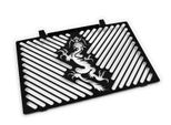 Coperchio Radiatore Zieger Compatibile Con Kawasaki Z 750 | R Bj 2008-12 | Z 1000 Bj 2008-09 Dragon Nero