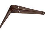 Kotarbau® Supporto Per Scaffale 175X150 Mm Supporto Per Scaffale Supporto Per Montaggio A Parete Marrone
