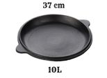 Padella In Ghisa Con Coperchio Kazan 10L - Resistente Padella Per Cucinare, Campeggio, Barbecue, All'aperto