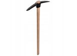 Piccone Kadax "Vigie"", Piccone In Acciaio Con Manico In Legno, Zappa A Croce Con Doppia Testa, 90 Cm"