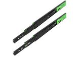 Kotarbau® Guide Per Cassetti 400 Mm Push To Open Guide Per Cassetti In Acciaio Nero Sistema Di Guide Per Cassetti Per Impieghi Gravosi Guide Per Cassetti Estraibili Guide Per Guide Di Scorrimento