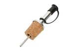 Versatore Per Bottiglie In Acciaio Inox Con Tappo Di Protezione E Tappo Di Sughero | Versatore Per Vino Con Tappo | Dispenser Con Tappo | Versatore Per Liquori | Tappi Per Bottiglie Di Olio | Versatore Per Grappa