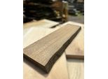 Mensola In Rovere Massiccio Con Bordo Naturale/Bordo Albero 170X10X4Cm, Palissandro, Mensola In Rovere, Mensola Da Parete In Legno Con Fissaggio