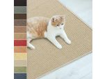 Tappeto Tiragraffi In Sisal Per Gatti Resistente A Molti Colori E Dimensioni 30 X 50 Cm Crema