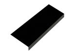 Sottostrato Per Grondaia RŠ 167, 1 M, Zinco Verniciato, Nero Ral 9005