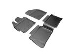 Gomma Tappetini Per Toyota Prius Iii ZVW30 Bj 2009-2016 Misura Esatta Con Bordo