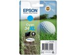 Original Epson Workforce Pro WF-3720 Dwf (C13T34724010 / 34XL) Druckerpatrone Cyan