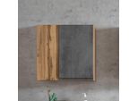 HäNgeschrank Welltime "SöLden", Grau (Oxid Beton), B:65Cm H:64Cm T:20Cm, Mdf, SchräNke, HäNgeschrank