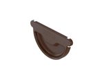 Facciata Della Grondaia Bryza Zincata Ø 125 Mm, Marrone Ral 8017