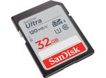 Sandisk Ultra, 32 Gb, Sdhc, Classe 10, UHS-I, 120 Mb/S, Classe 1 (U1)
