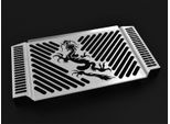 Coperchio Radiatore Zieger Compatibile Con Yamaha Fz 6 | Fazer Bj 2004-06 Dragon Argento
