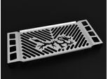 Copriradiatore Zieger Compatibile Con Suzuki Gsf 650 Bandit Bj 2007-14 Dragon Argento