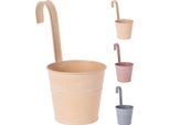 Vaso Decorativo 12,5 Cm Appeso, Metallo, Mix Di Colori