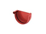 Bryza Grondaia Frontale Sinistra In Plastica Ø 125 Mm, Rosso Ral 3011