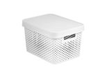 Curver Infinity Dots 17L Scatola Con Coperchio Bianco