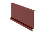 Bordo Di Sopravvento RŠ 250, 2 M, Prefalz Liscio, Rosso Scuro P.10 Ral 3009