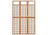 Syfax™ Divisorio A 3 Pannelli In Legno Massello Di Abete 121X180,5 Cm